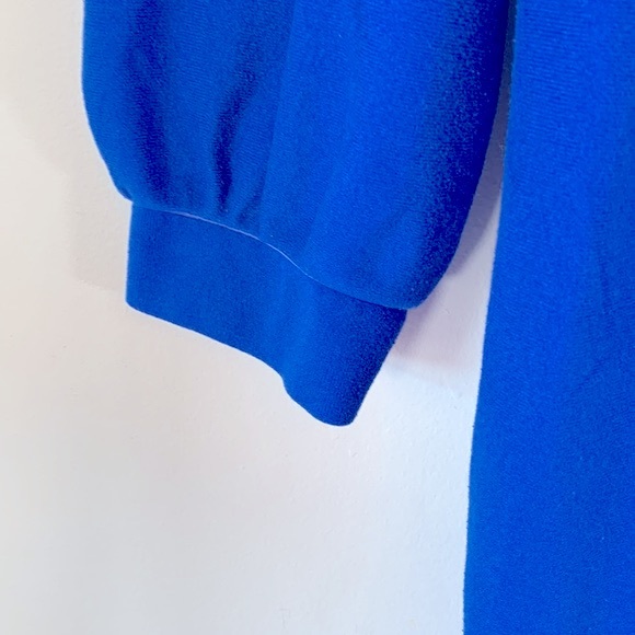 Amanda Stewart Woman Vintage Embroidered Women’s Size L Blue Button Up Robe - Picture 7 of 16